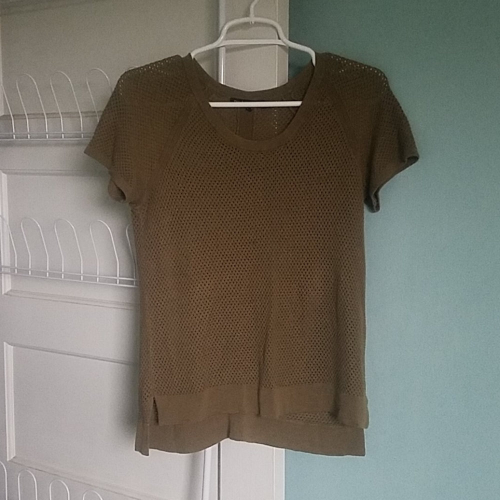 Rag & Bone Sweater Short Sleeve Top Crew Neck Jersey Knit
